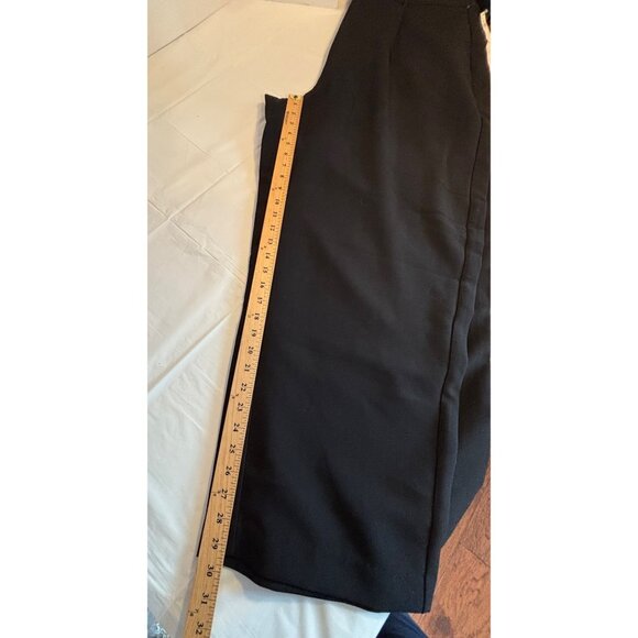 Old Navy Women's 3X Taylor Wide Leg Trousers Black Polyester Blend Pants NWT - Picture 8 of 8